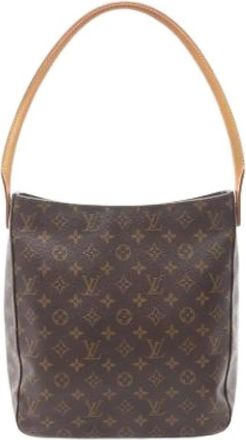 Louis Vuitton Pre-owned Shoulder Bags, female, Brown, Size: ONE SIZE Pre-owned Looping GM Shoulder Bag