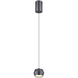 Globo Lighting Marthy L&aacute;mpara De Techo Colgante Slim Gris Mate Led 3000k