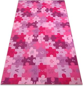 RugsX Rugsx - Carpet puzzle purple purple 200x200 cm