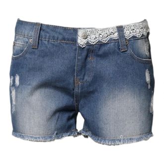 Gio Cellini Denim Shorts, female, Blue, Size: M Denim Shorts