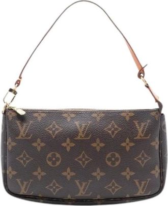 Louis Vuitton Pre-owned Shoulder Bags, female, Brown, Size: ONE SIZE Pre-owned Vintage Shoulder Bag