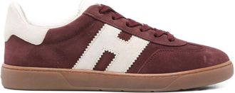 Hogan Red Side Logo Sneakers