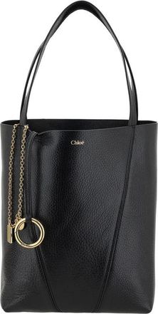 Chlo&eacute; Black Calf Leather Bos Taurus Shoulder Womens Bag