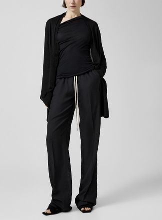 Rick Owens Womens Dietrich pure virgin wool drawstring pant