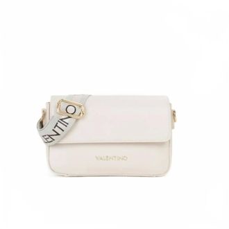 Mario Valentino Pattina Zero Flap Bag - Dames - Tassen - Wit - Maat: ONE Size Zijde