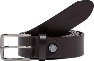 Gianni Chiarini logo-engraved belt - men - Calf Leather - 110 - Brown