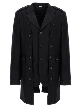 Comme Des Gar&ccedil;ons Mens Double Layer Blazer Coat