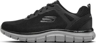 Skechers Track Broader Trainers Black Grey 232698-BKCC