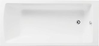 Vitra Ba&ntilde;era Rectangular De 170x75cm Con Patas Vitra Neon Blancas + Desag&uuml;e Wirquin Con Tapa Y Tap&oacute;n De Acero Inoxidable/cromo
