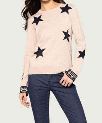 Lisa Todd Star Sighted Sweater In Vellum