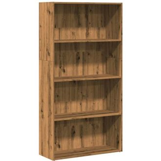 vidaXL Bookcase Artisian Oak 80x30x152 cm Engineered Wood vidaXL