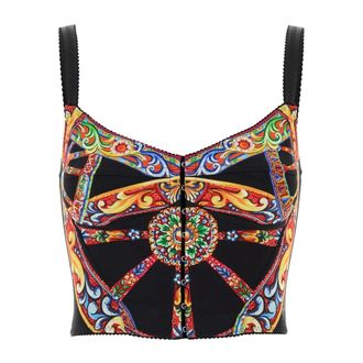 Dolce & Gabbana Dames, Tops, Veelkleurig, Maat: XS