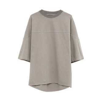 Jacquemus T-Shirts, male, Gray, Size: S Atelier T-shirt
