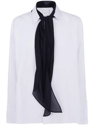 sacai Shirt Popeline Popeline Shirt