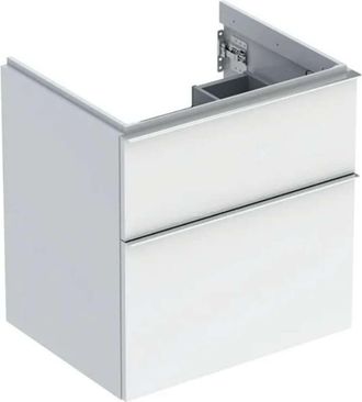 Keramag Keramag - Geberit Icon Mueble Bajo Lavabo, 2 Cajones, 59,2x61,5x47,6 Cm