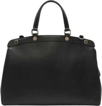 Louis Vuitton Pre-owned Handbags, female, Black, Size: ONE SIZE Pre-owned Vintage Leather Handbag