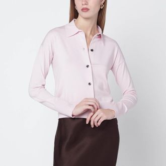 Max Mara Pink wool-blend cardigan