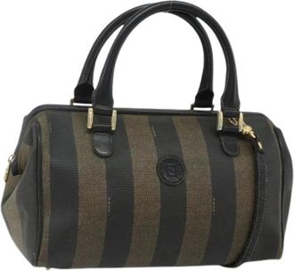 Fendi Pre-owned Handbags, female, Multicolor, Size: ONE SIZE Pre-owned Pequin Shoulder Bag