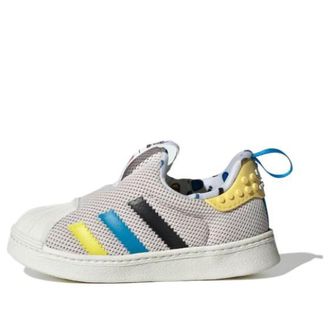 adidas (TD) adidas Superstar 360 x LEGO Shoes Grey Bright Blue Black IF2918