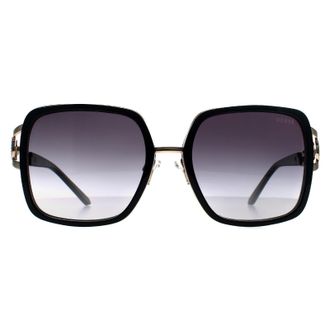 Guess Square Womens Black Grey Gradient GF6111 Metal - One Size