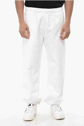 Off-white Brushed Cotton Joggers With Embroidered Logo size Xxl