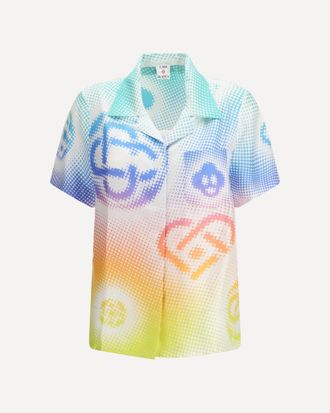 Casablanca Halftone logo short-sleeve Shirt Female L
