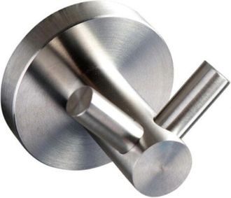 OEM Toallero Exclusivo Con Dos Ganchos De Acero Inoxidable. Toallero/perchero De Ba&ntilde;o (acero Inoxidable Cepillado)