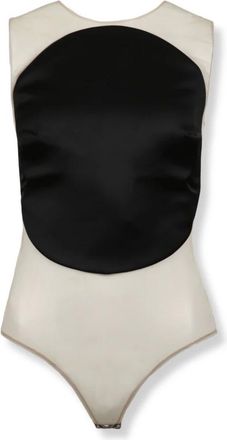 Courrèges Dames, Tops, Wit, Maat: M Satijn