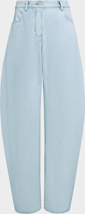 Alaia Rounded Low-Rise Jeans