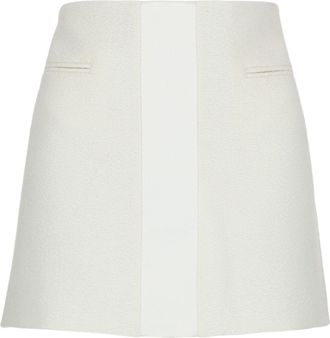 Ferragamo Contrasting-Panel Mini Skirt