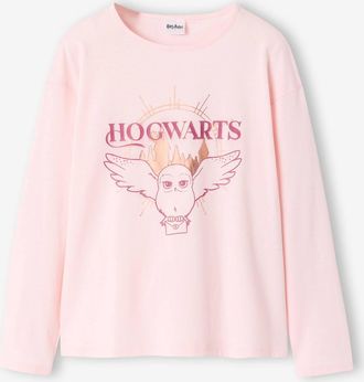Harry Potter M&auml;dchen Langarm-Shirt Harry Potter hellrosa