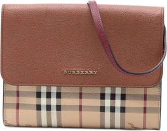 Burberry Pre-owned Burberry Haymarket Check Coated Canvas and Calfskin Loxley Crossbody Ladies 9V8ZN8DIP9ZW81BH