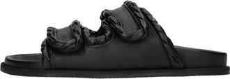 Elena Iachi M52 Mule - Dames - Sandalen - Zwart - 36 EU - Leer - Schoenen