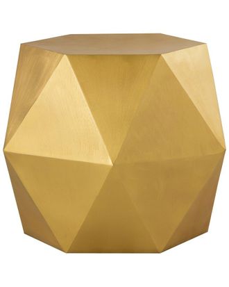 Pasargad Home Lexi Diamond Shape Iron Side Table