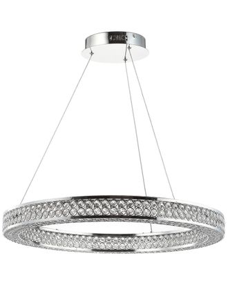 Jonathan Y Designs Jonathan Y Designs 24.7In Benton Integrated Led Crystal & Metal Chandelier