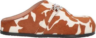 Bally Francine B-Chain Animal Print Slippers, Brand Size 37 ( US Size 6.5 )
