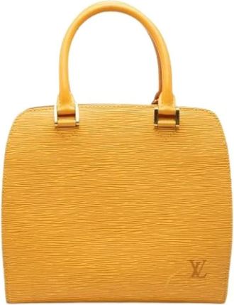 Louis Vuitton Pre-owned Handbags, female, Yellow, Size: ONE SIZE Pre-owned The Pont Neuf Handbag