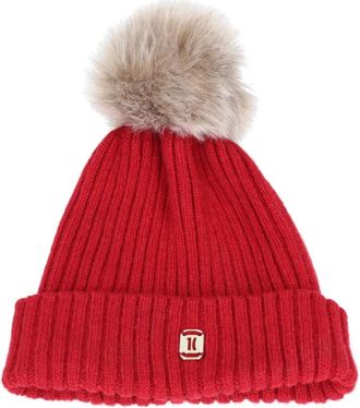Alviero Martini 1A Classe Kashmir Hoed - Dames - Hoeden - Rood - ONE Size - Kasjmier - Accessoires