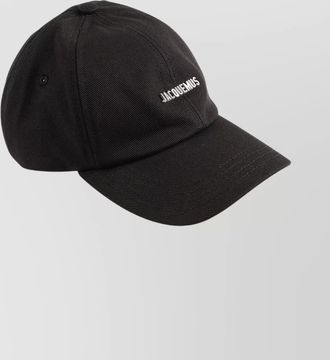 Jacquemus curved brim hat eyelet vents