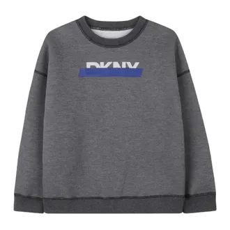 DKNY Reversible Sweatshirt - male - DKNY - Kids Sweatshirts - Gray - 4 Y - Kids