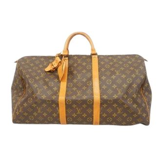 Louis Vuitton Vintage, unisex, Bruin, ONE Size, Pre-owned Boston Bag