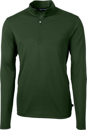 Cutter & Buck Virtue Eco Pique Recycled Quarter Zip Mens Pullover Jacket