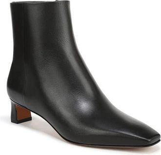 Vince Harlan Square Toe Bootie in Black at Nordstrom, Size 6.5
