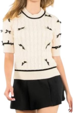 THML Clothing Kendall Sweater In Beige