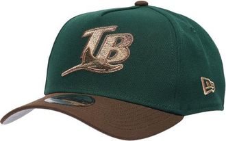 New Era Womens Tampa Bay Rays Rays 9Forty A-Frame Cap - Adult Dark Green/Walnut