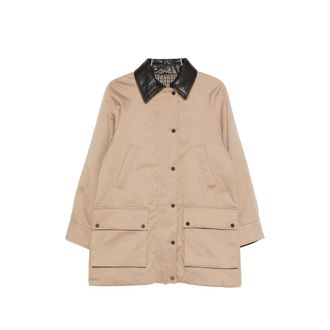 Brunello Cucinelli Leather-trim Coat