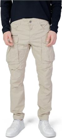 Replay Slim-fit Broeken - Heren - Slim Fit Broeken - Beige - W33 L32 - Katoen - Broeken