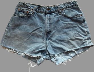 Levi's Womens 560 Classic Shorts In Light Denim