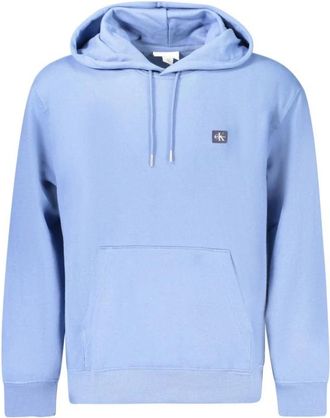 Calvin Klein Hooded Sweatshirt - Heren - Hoodies - Blauw - 2XL - Katoen - Hoodies & sweatvesten