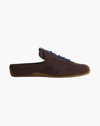 Rag & Bone Womens Retro Runner Slim Ultra Mule In Mocha